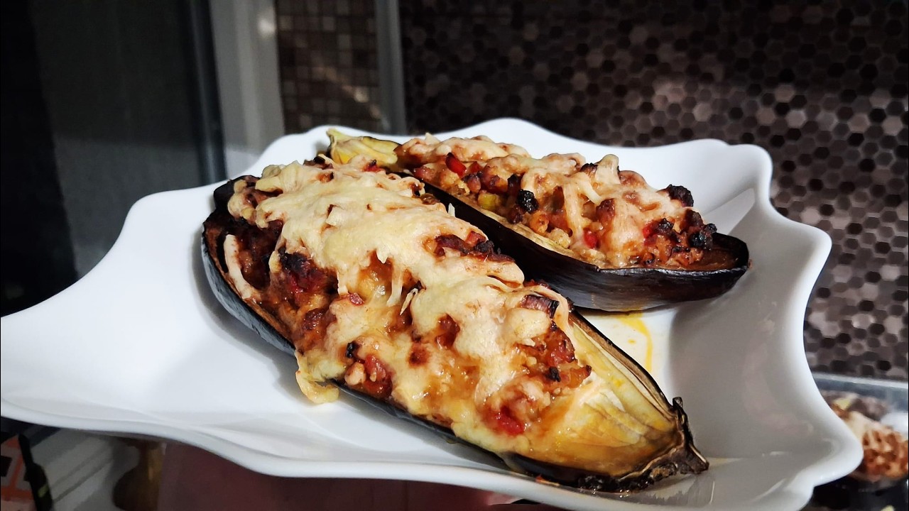 🍆 Vinete umplute cu carne și bacon – rețeta care face toată casa să miroasă a bine!