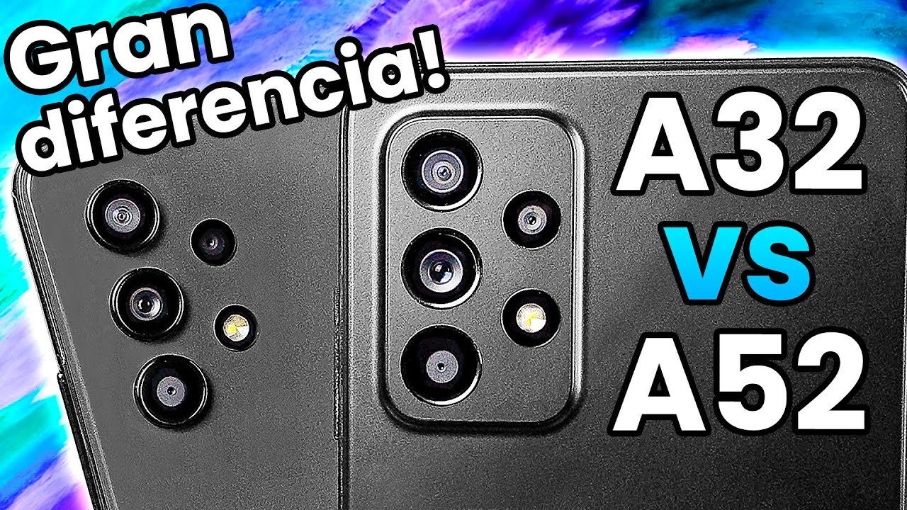 Cámaras MUY DISTINTAS!!! 🤯 Comparativa Galaxy A32 vs A52