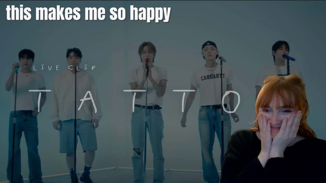 JUNHEE 'Tattoo (With Jiham, WoW, BK, Yuchan) (12:30)' Live Clip REACTION