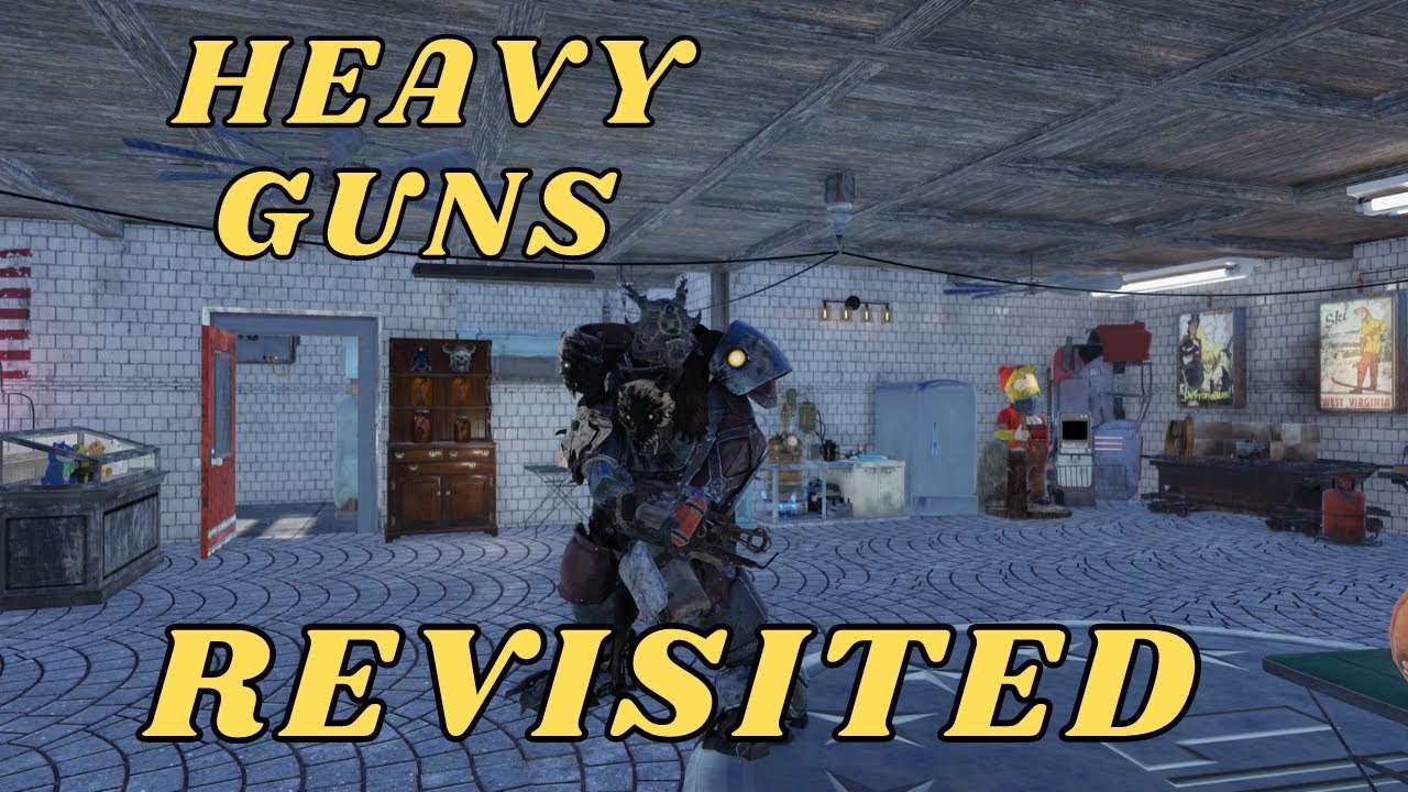 FALLOUT 76 HEAVY GUNS BUILD! REVISITED!