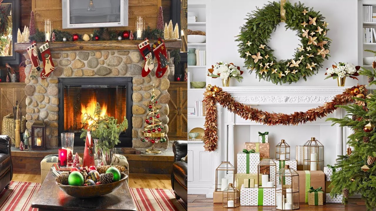🎄100 CHRISTMAS MANTEL AND FIREPLACE DECOR IDEAS - CHRISTMAS DECORATING IDEAS 2025 🎄