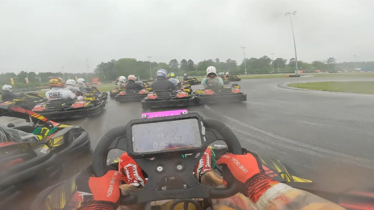 24H Karting Genk Openingslap Wet P28 to P4
