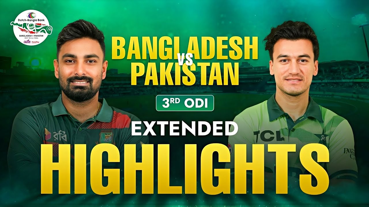Full Match Highlights | Pakistan vs Bangladesh ODI Series | 3rd ODI | tapmad | BPC26