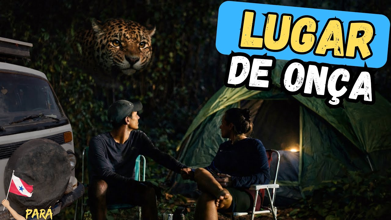 Acampamento em Território de Onça Selvagem!