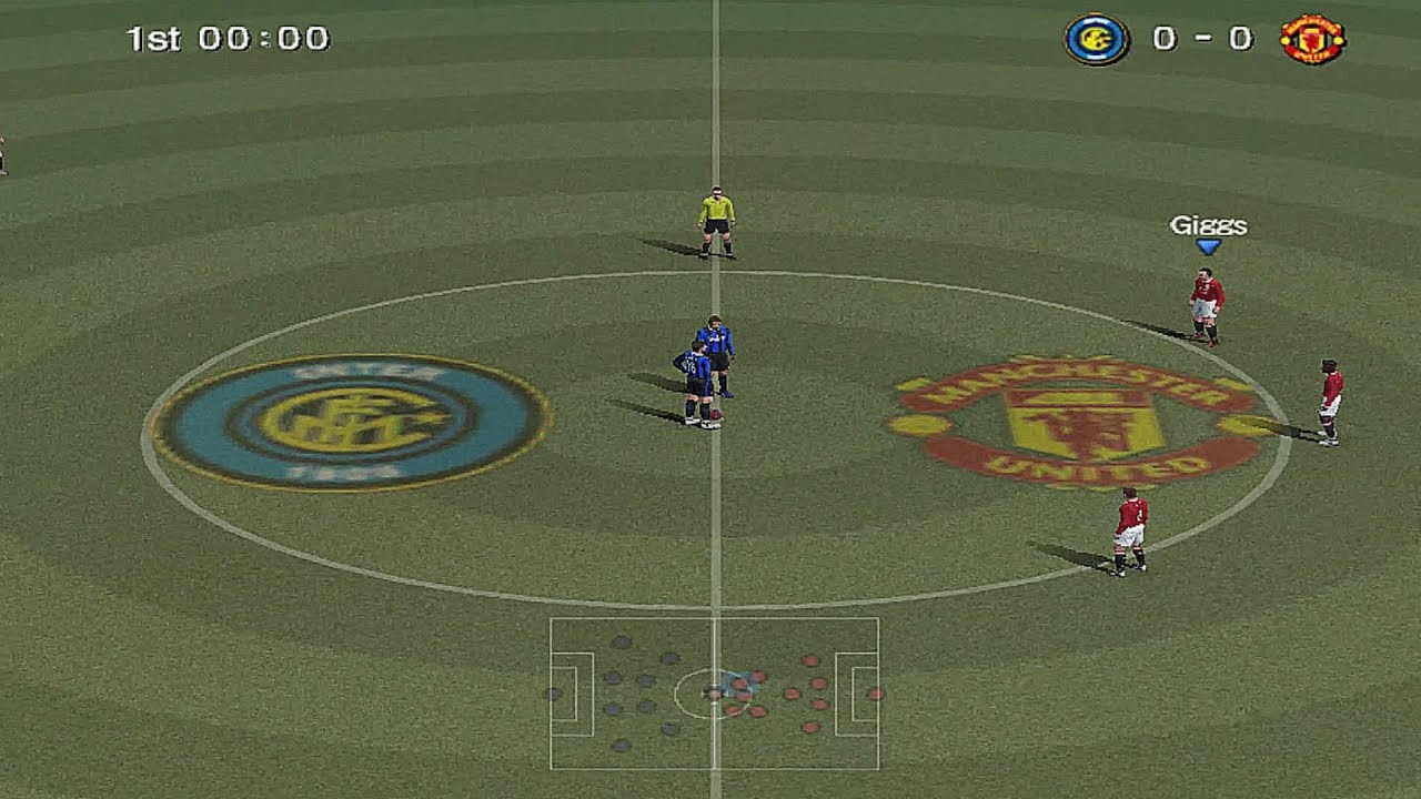 PES 6 - MANCHESTER UNITED VS INTER MILAN [1080P60FPS] TOP PLAYER