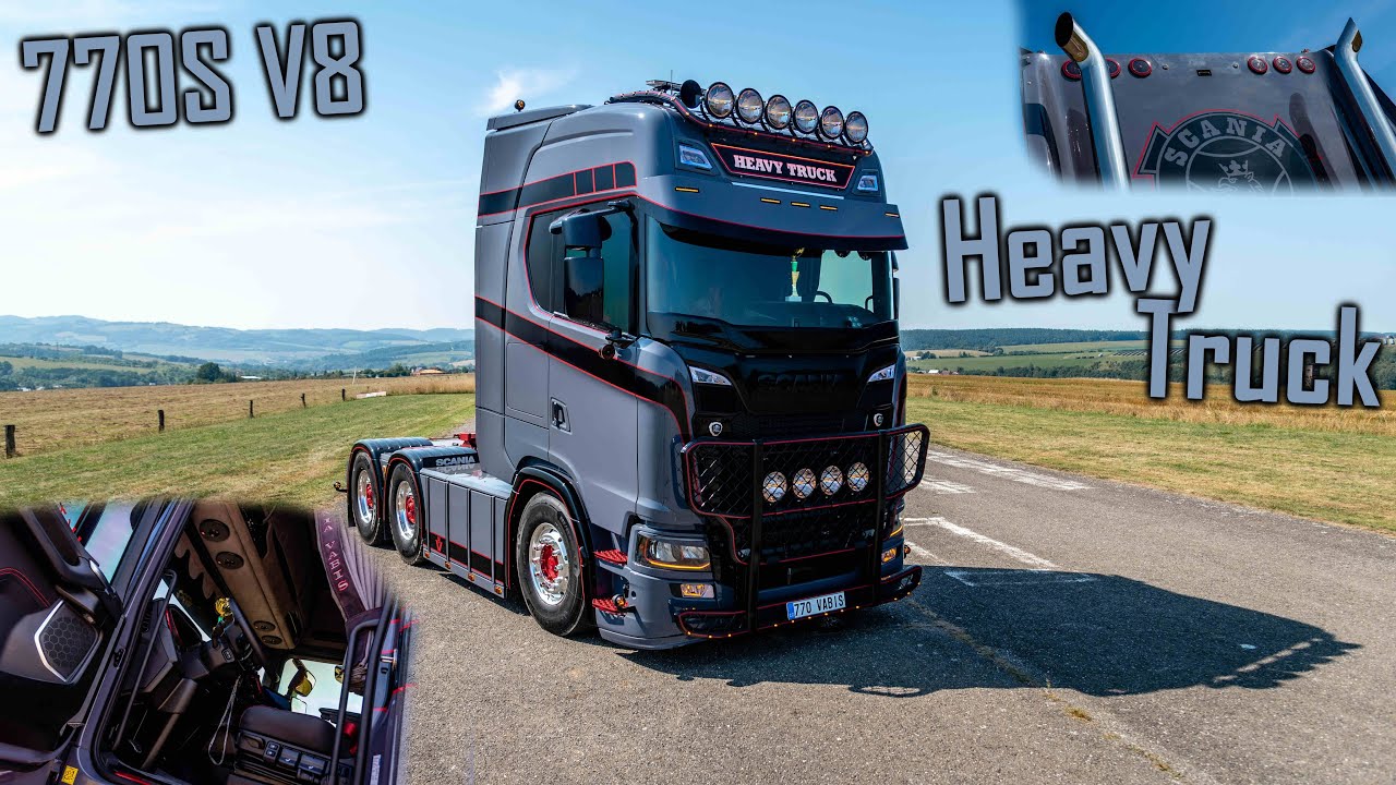 ПОЛНЫЙ ОБЗОР: Тяжелый грузовик Scania 770S V8 6x4 // *J.V. Truckstyling*