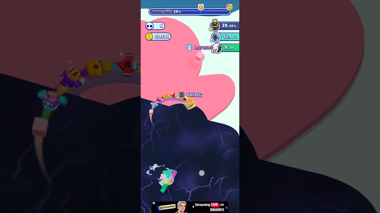 I AM PLAYING PAPER IO.😎