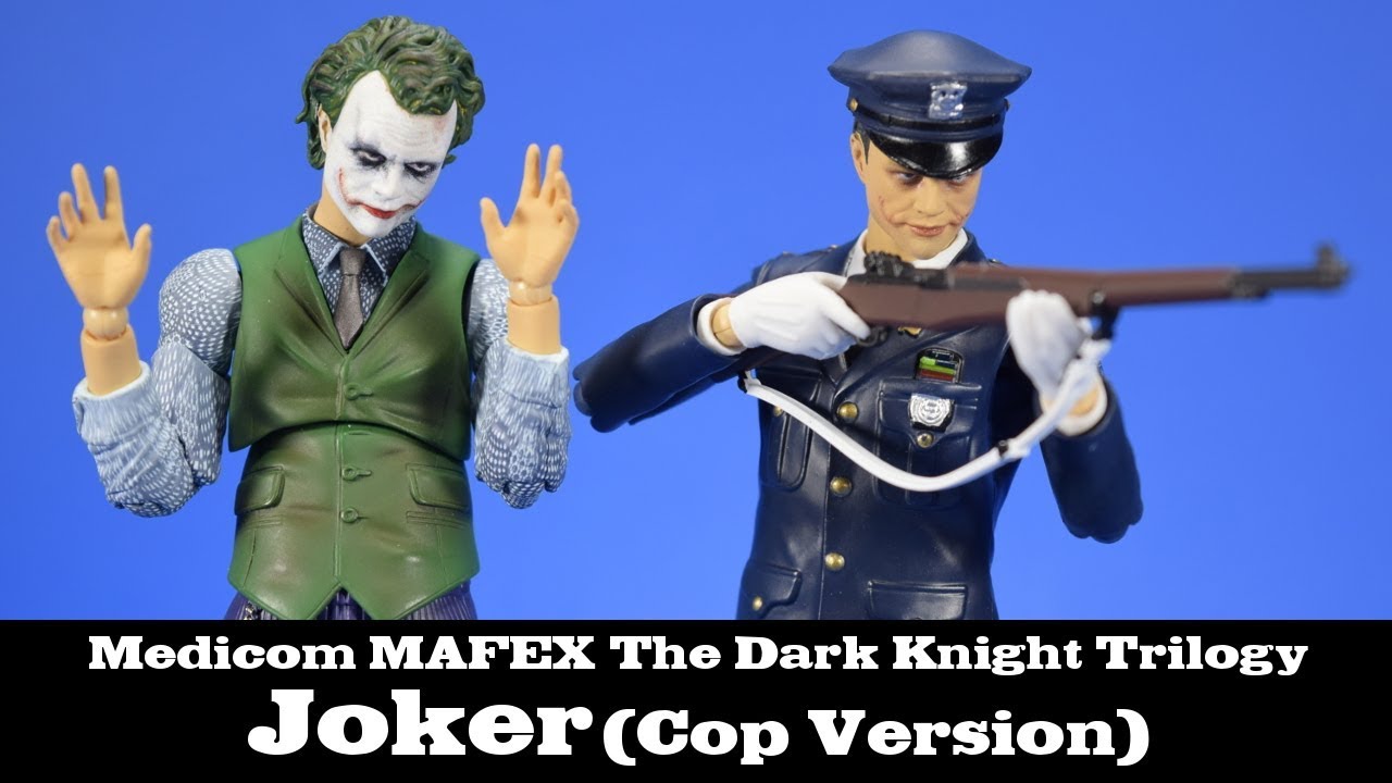MAFEX Joker (cop version) The Dark Knight Trilogy Medicom Review