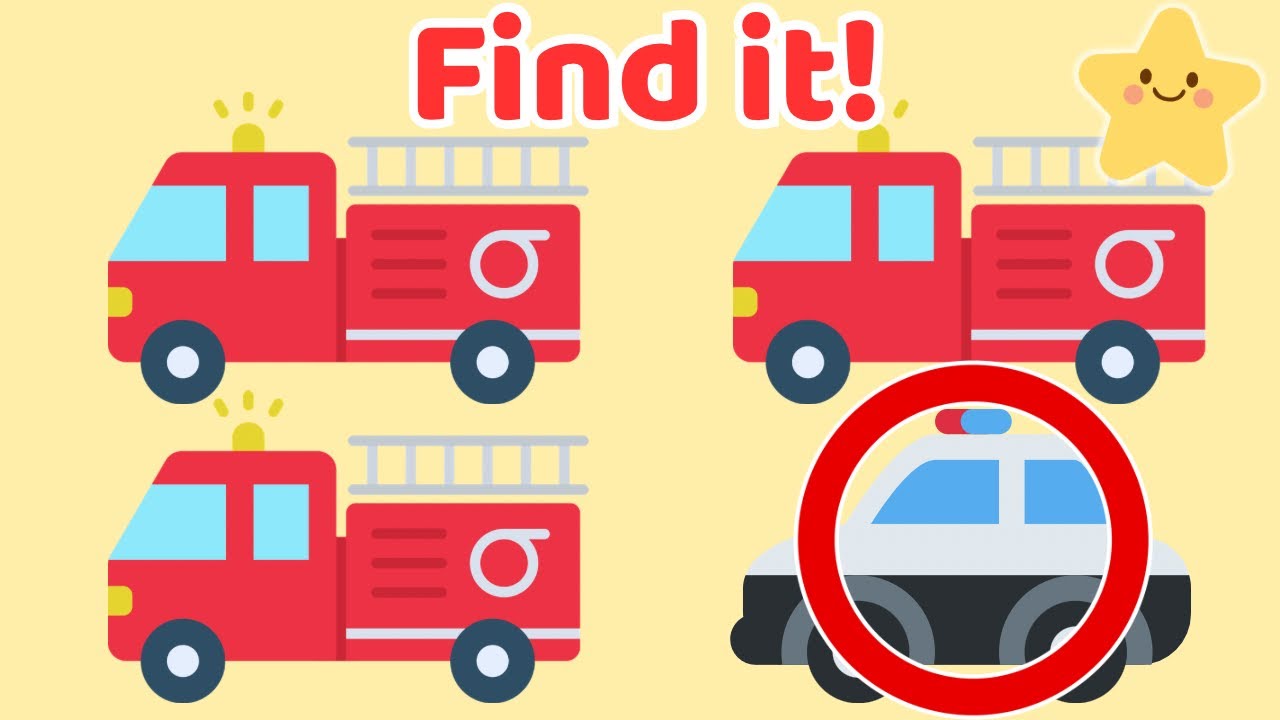 Find the Different One! | Vehicles Part 1 🚗