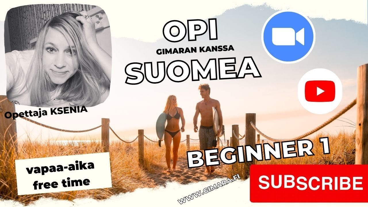 Opi suomea! Mitä sä tykkäät tehdä? (Beginner)