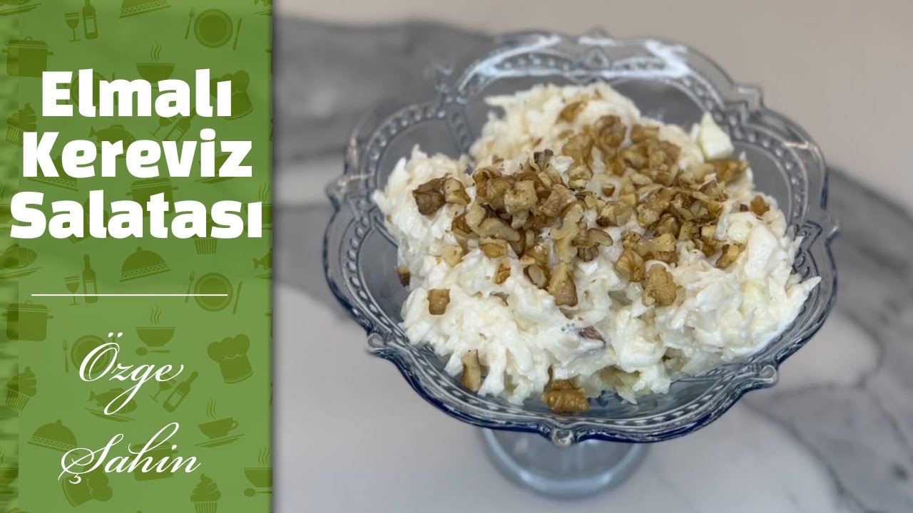 Sağlık Akıyor: Yeşil Elmalı Kereviz Salatası Tarifi 💯