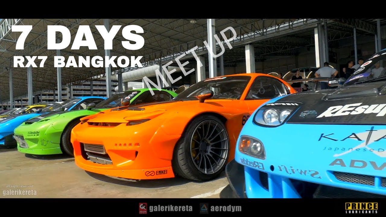 Most Colourful Mazda RX7 (7 Days Car Meet)