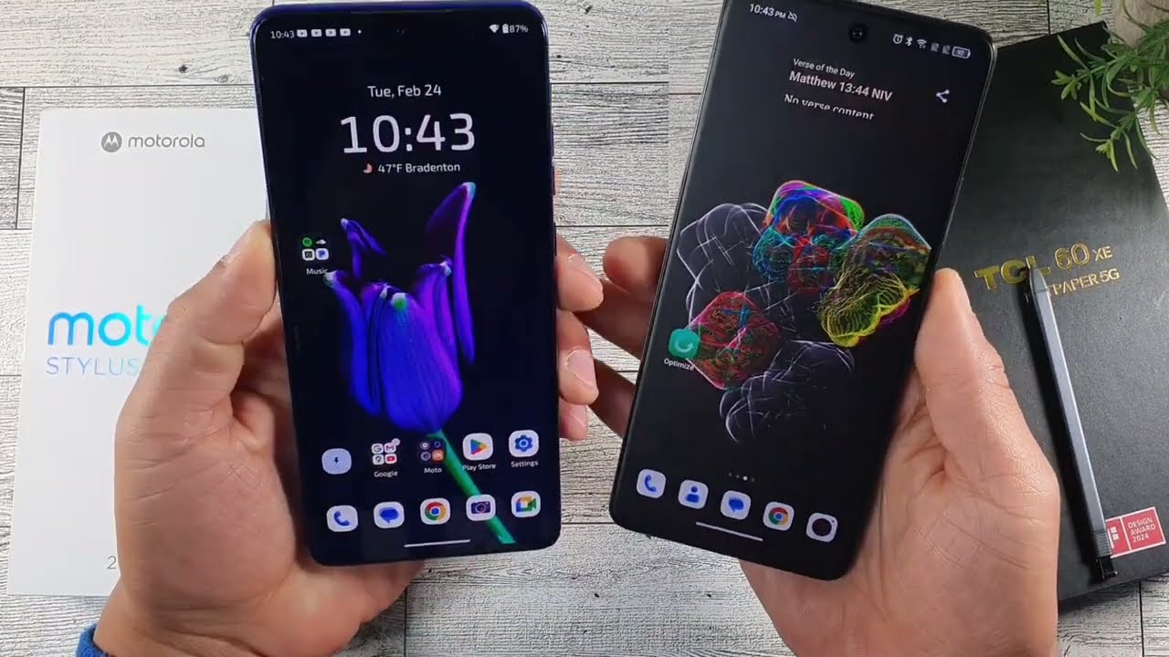 TCL 60 XE NXTPAPER 5G vs MOTOROLA MOTO G STYLUS 2025!
