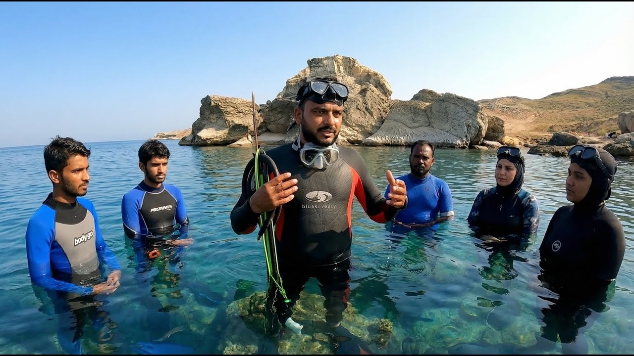First Day of Freediving Spearfishing Training