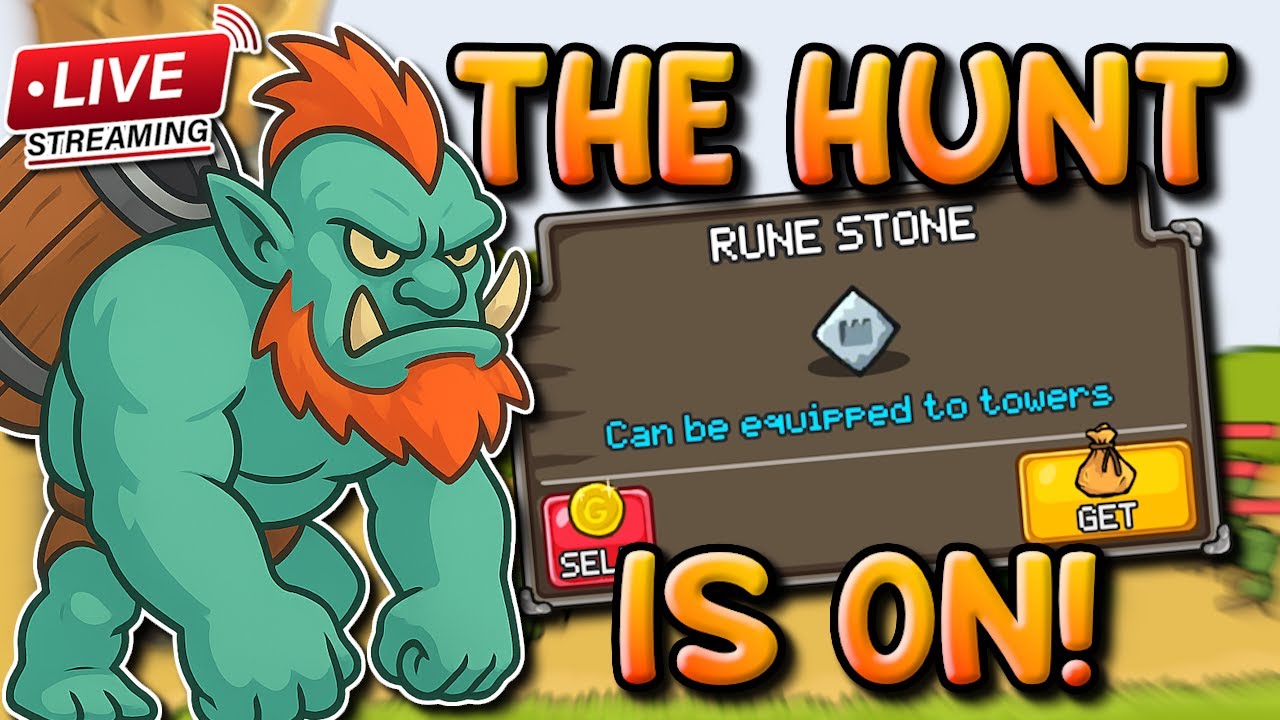 The hunt for TOWER RUNE starts now! | Grow Castle !hunt