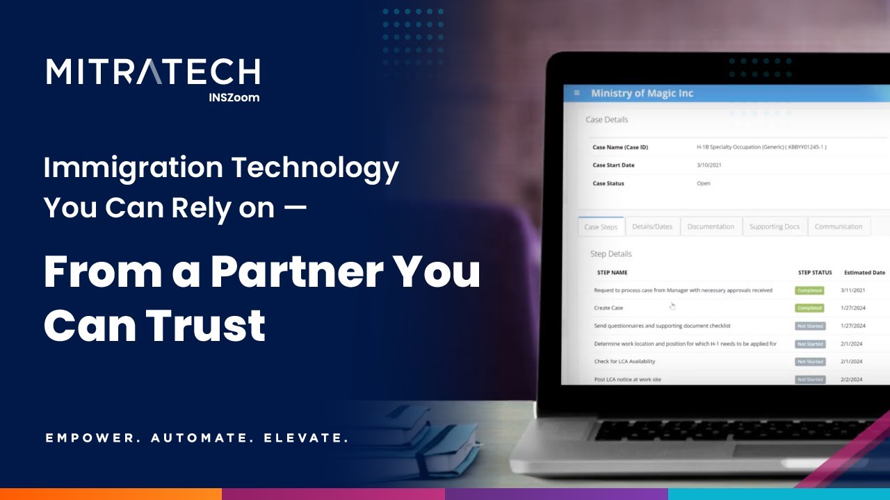 Mitratech INSZoom | Immigration Technology You Can Rely on &mdash; From a Partner You Can Trust