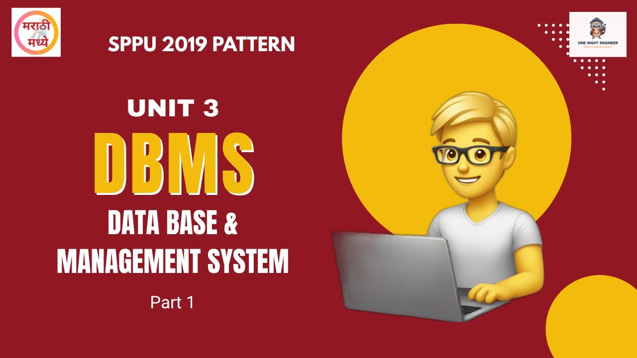 DBMS UNIT 3 Part1 |SPPPU Endsem Syllabus | DBMS | IMP questions |