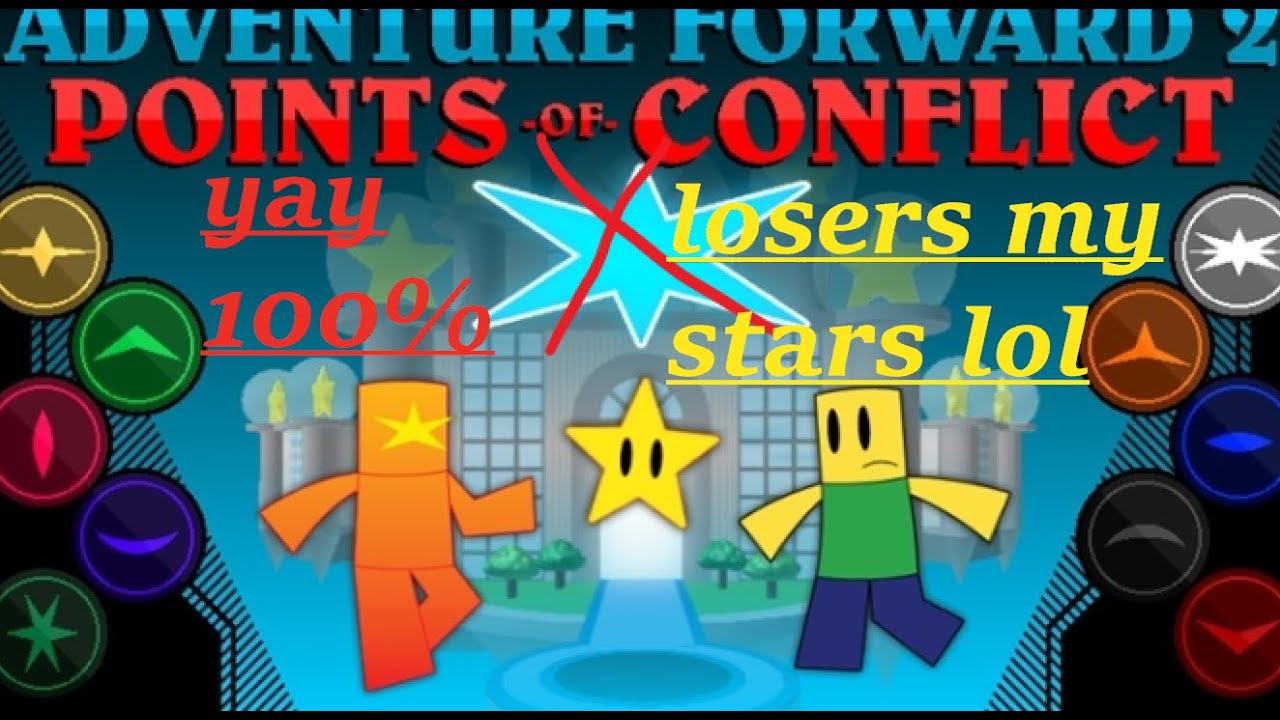 Adventure Forward 2: Points of Conflict 100% Run (All Coins & Stars)