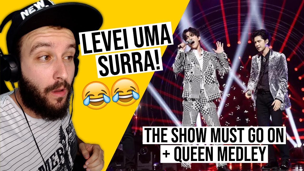 REAÇÃO: Dimash Kudaibergen - The Show Must Go On. 大馬士革 - 展示必須去 Димаш Кудайберген - уникальный голос