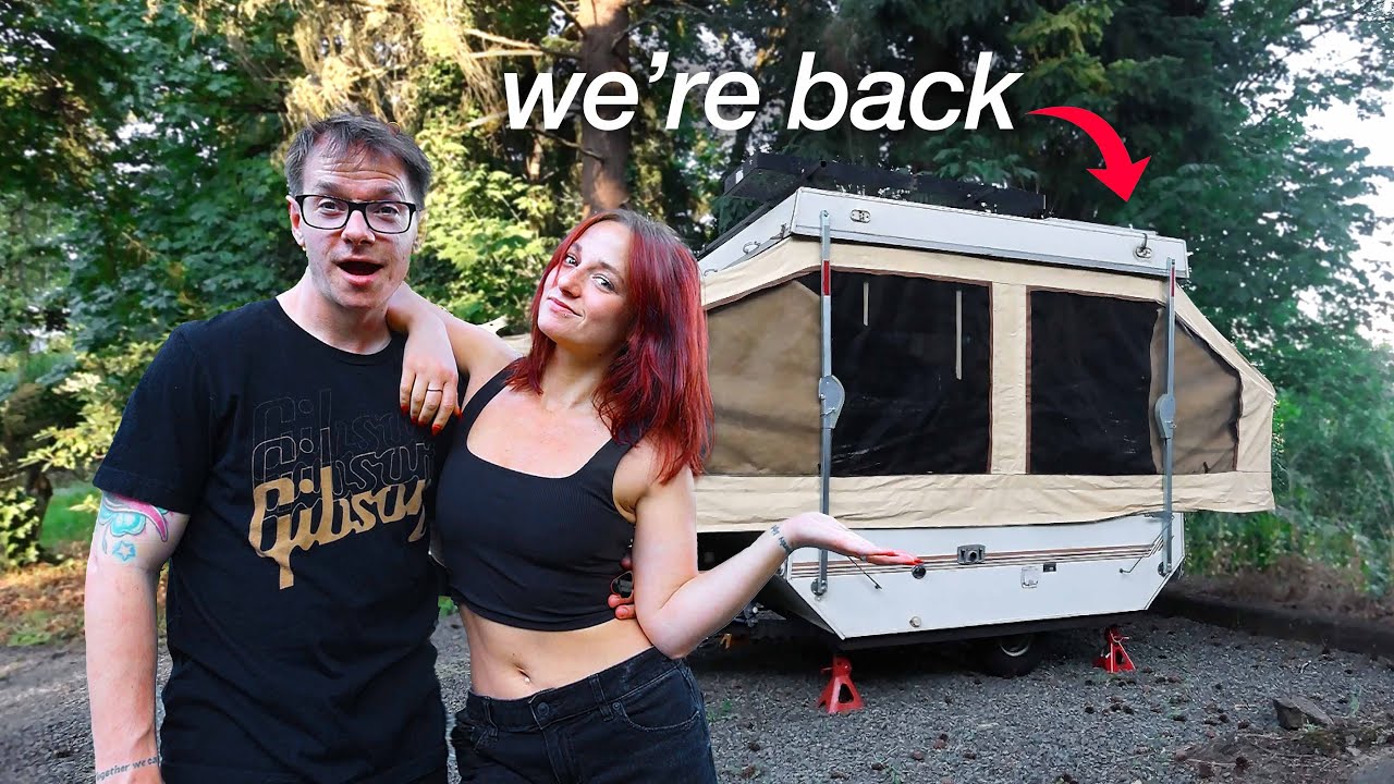 first trip in our 1985 vintage camper