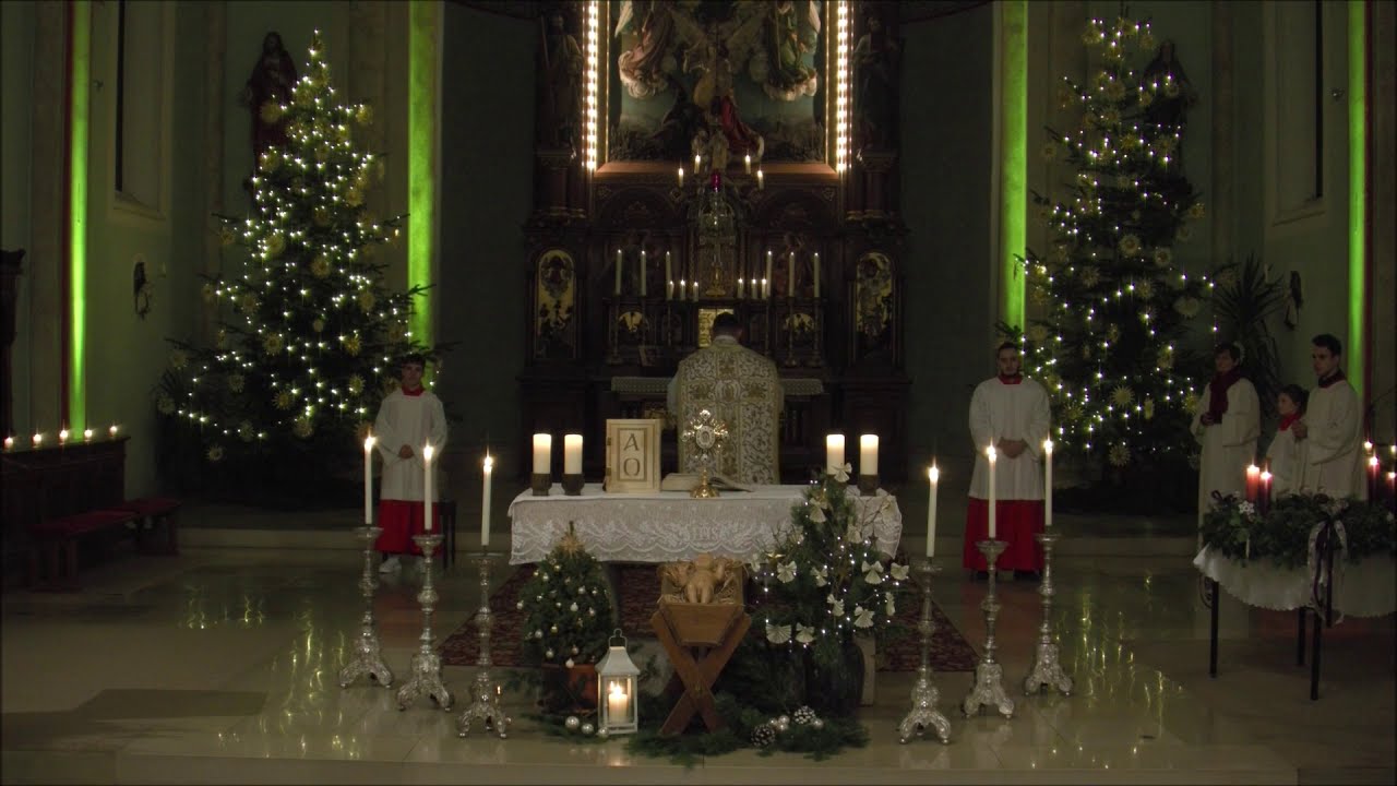Christmette im Pfarrverband Kirchanschöring in der Pfarrkirche Fridolfing 2020