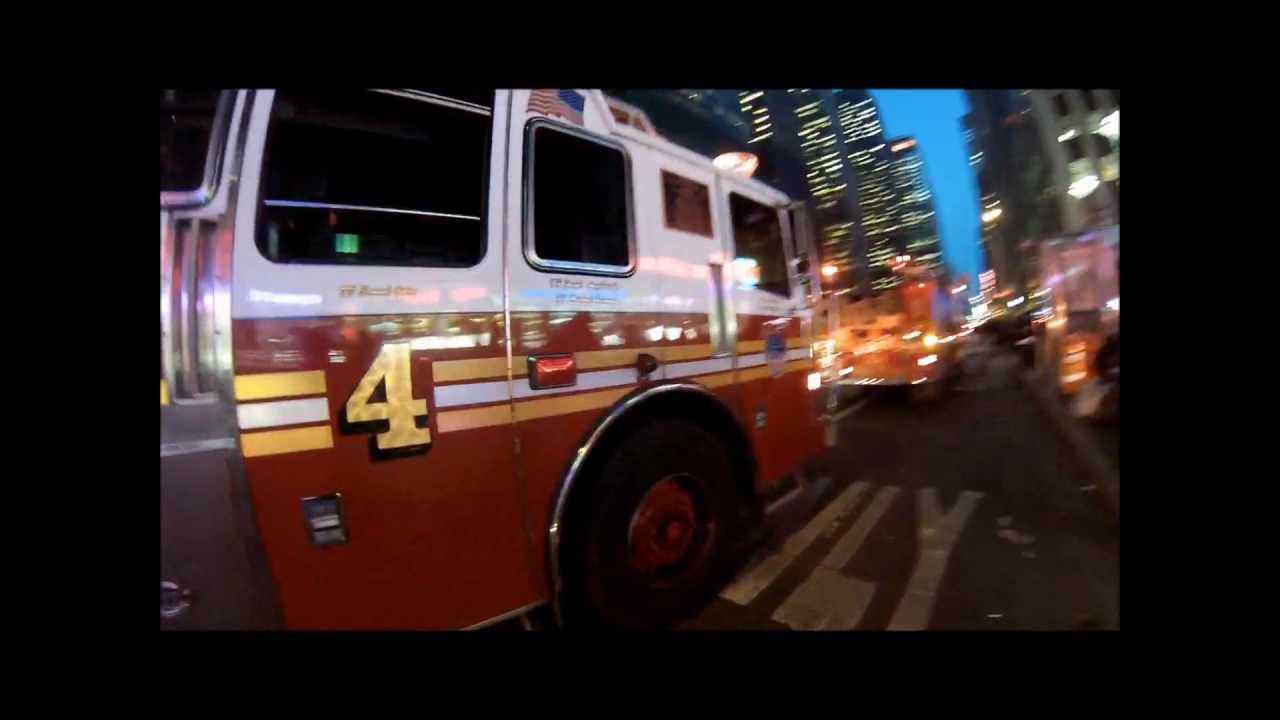 Run with the FDNY *HD* - Engine 54, Ladder 4, Battalion 9