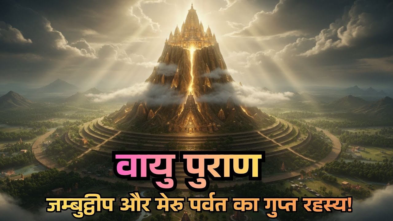 The Secret Mystery of the Vayu Purana | Complete Cosmology of Jambudvipa and Meru Mountain Vayu P...