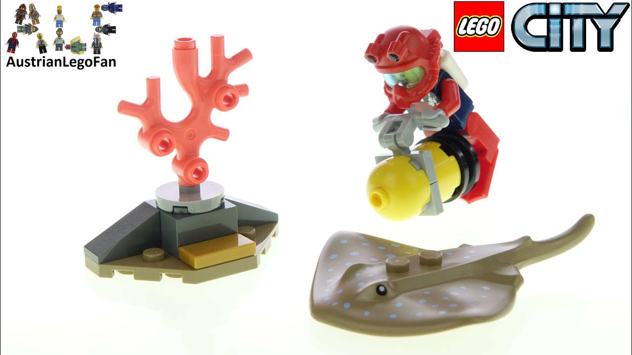 LEGO City 30370 Ocean Diver &ndash; recenzja zestawu Lego Speed Build