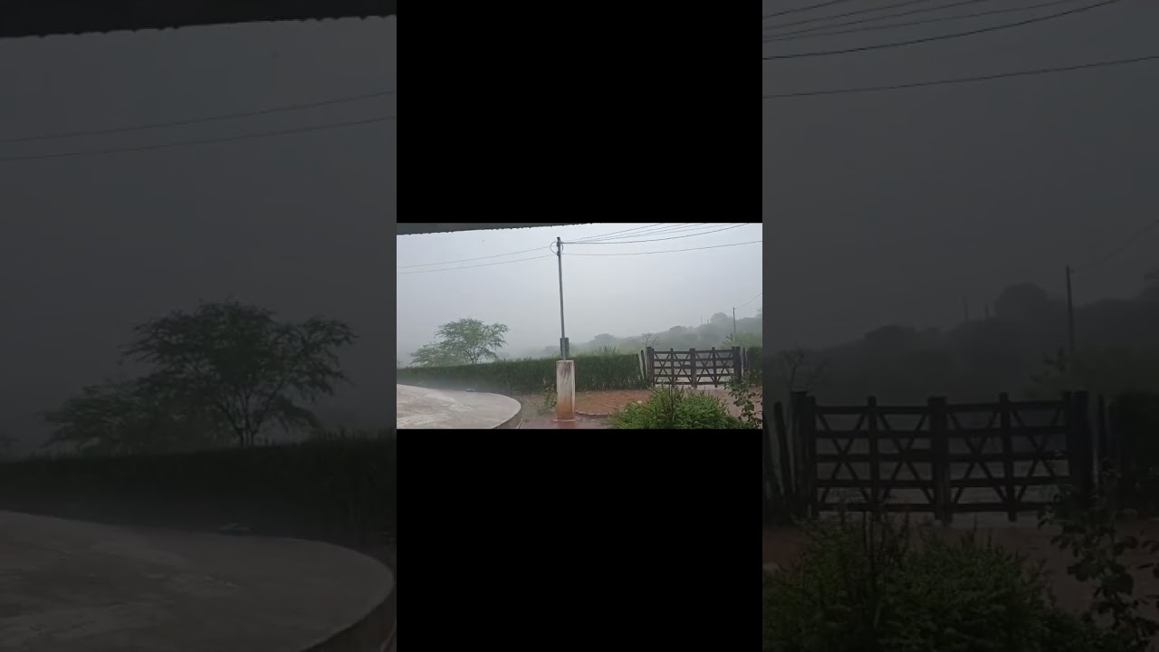 E a chuva volta a cair com muita força no nosso sertão baiano!!