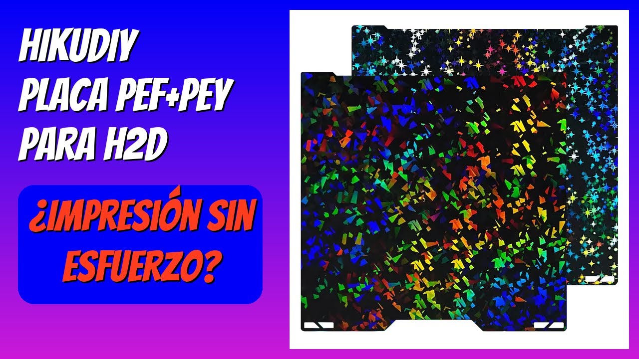 RESEÑA (2026) : HIKUDIY Placa PEF+PEY para H2D. DETALLES