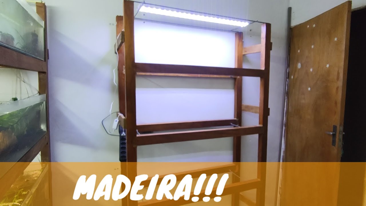 COMO MONTAR UMA BATERIA DE AQUÁRIOS EM MADEIRA (PASSO A PASSO)