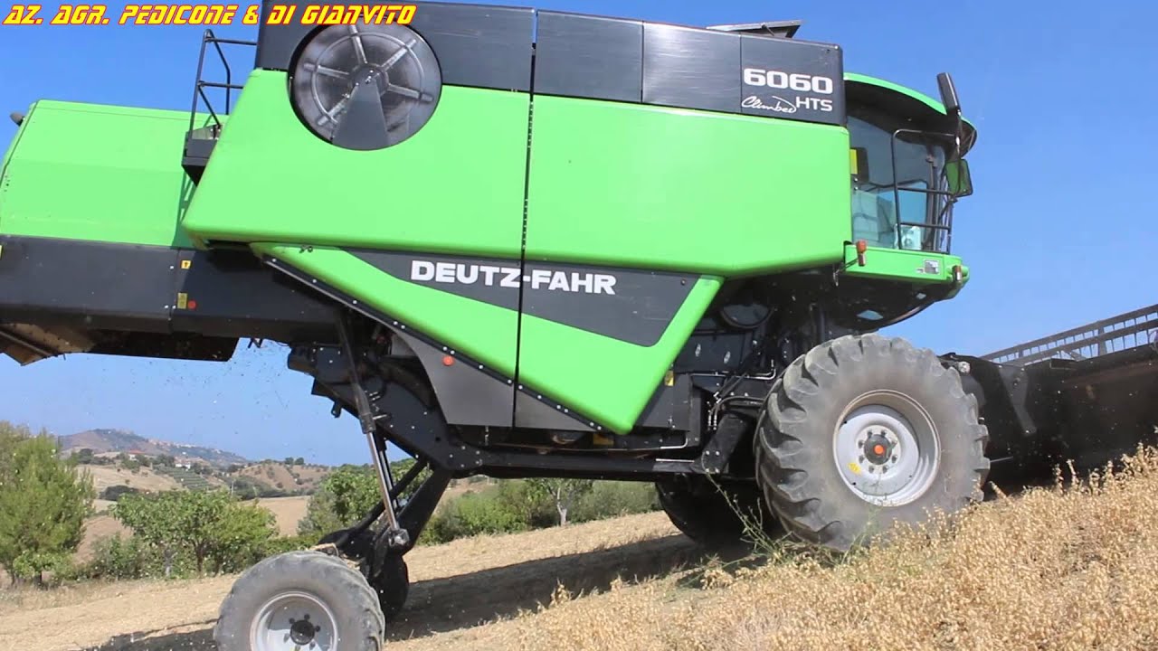 Trebbiatura Cece 2015  [Deutz Fahr 6060 HTS Climber]