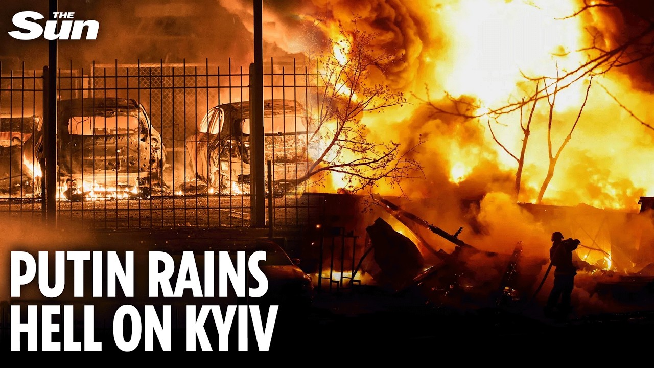 Huge wave of Russian drones and ballistic missiles hit Kyiv and Odesa killing at least 15 in Ukraine