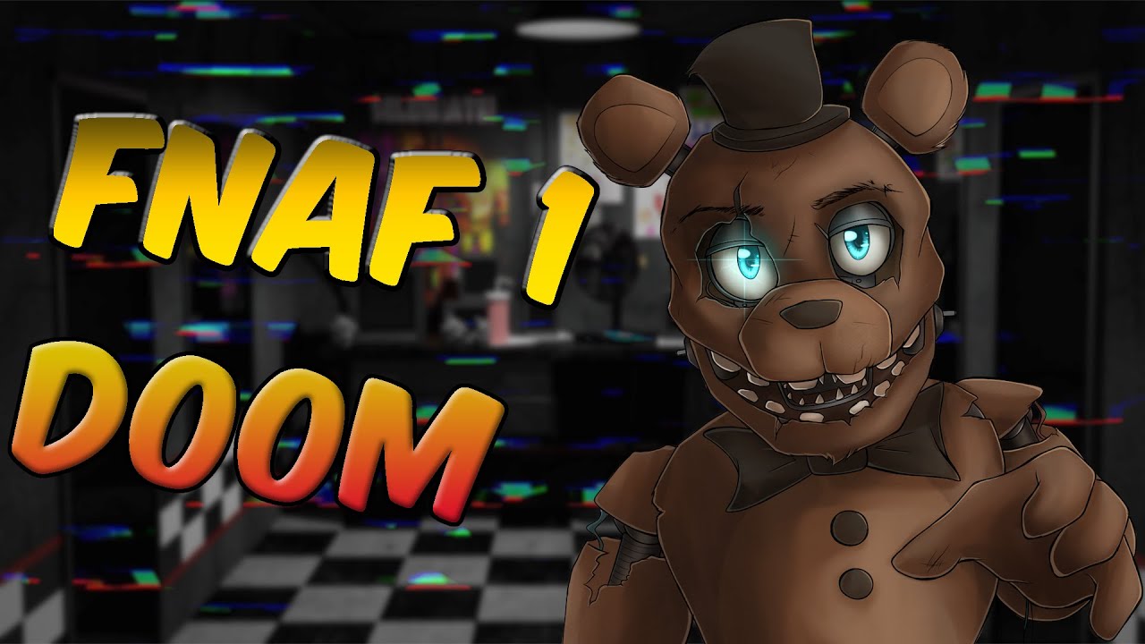 FNaF 1 DOOM Esta Insano!! - 5 noites Completas - ROBLOX