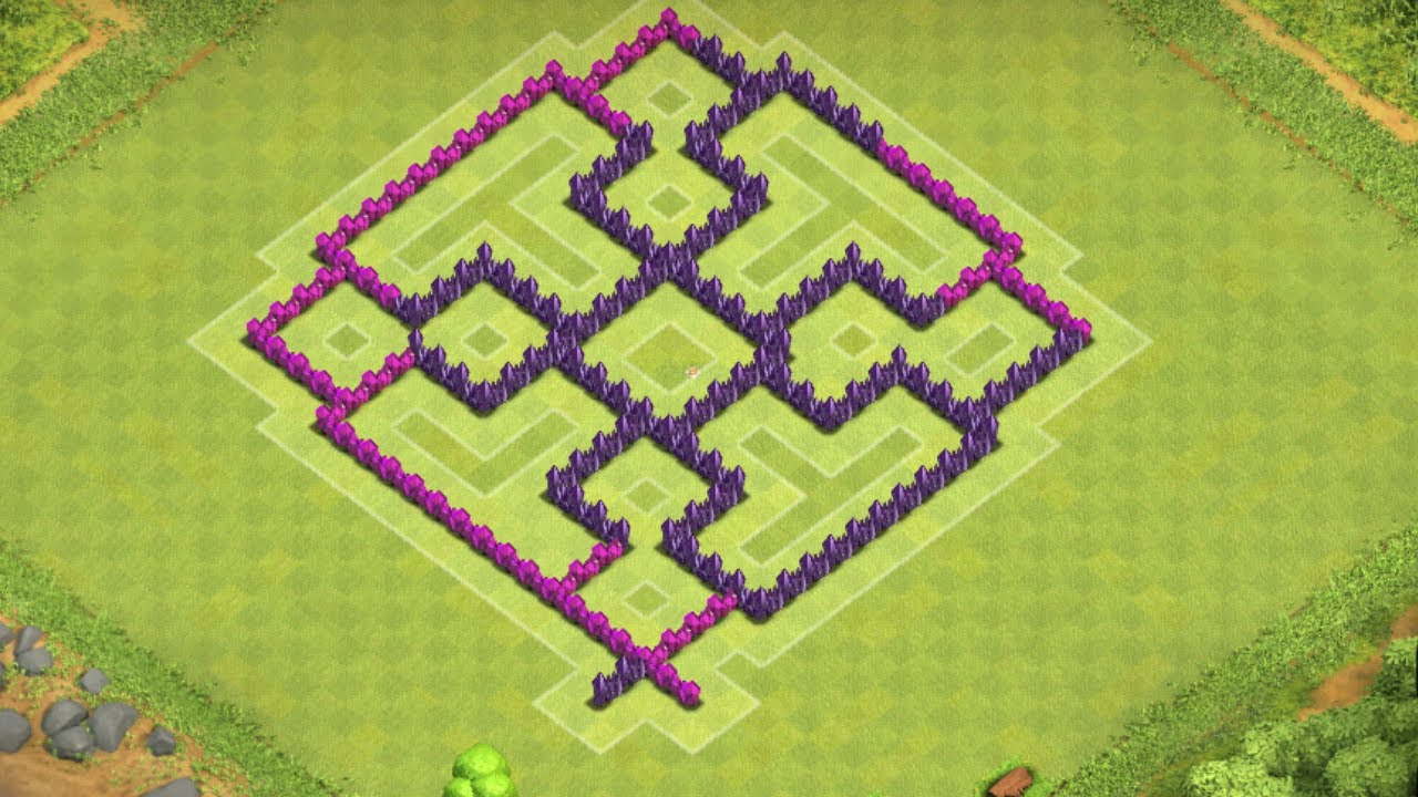 Clash Of Clans - Best Town Hall 7 Hybrid Base ( th7 ) ! Speed Build 2014 !