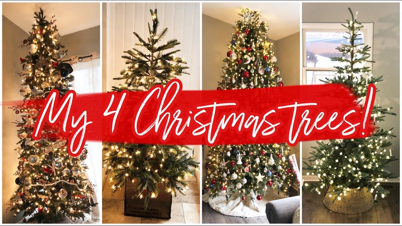 My *4* Christmas Trees  | Vintage Decor, Minimal & Designer Inspired Trees