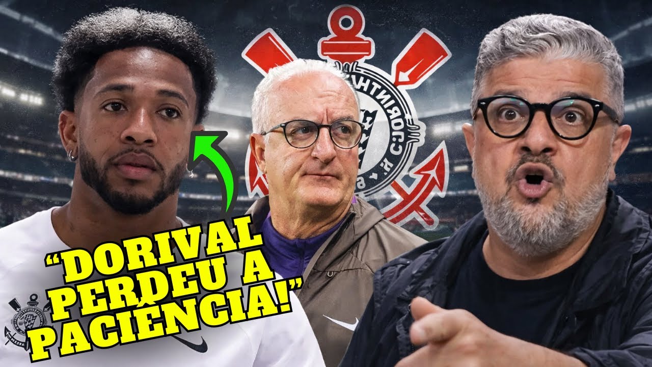 HEVERTON GUIMARÃES EXPÕE A TRETA: DORIVAL SE IRRITA COM MARTÍNEZ E O CORINTHIANS PODE DESPACHAR!