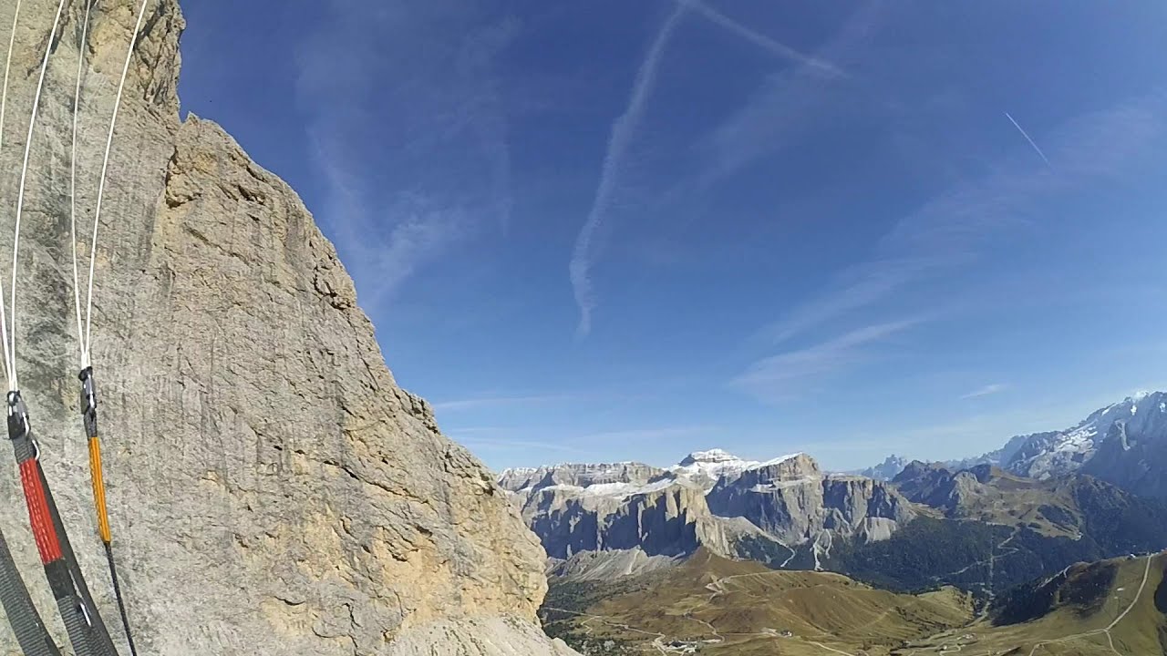 [FULL FLIGHT] PARAGLIDING Dolomites 2021-10-15