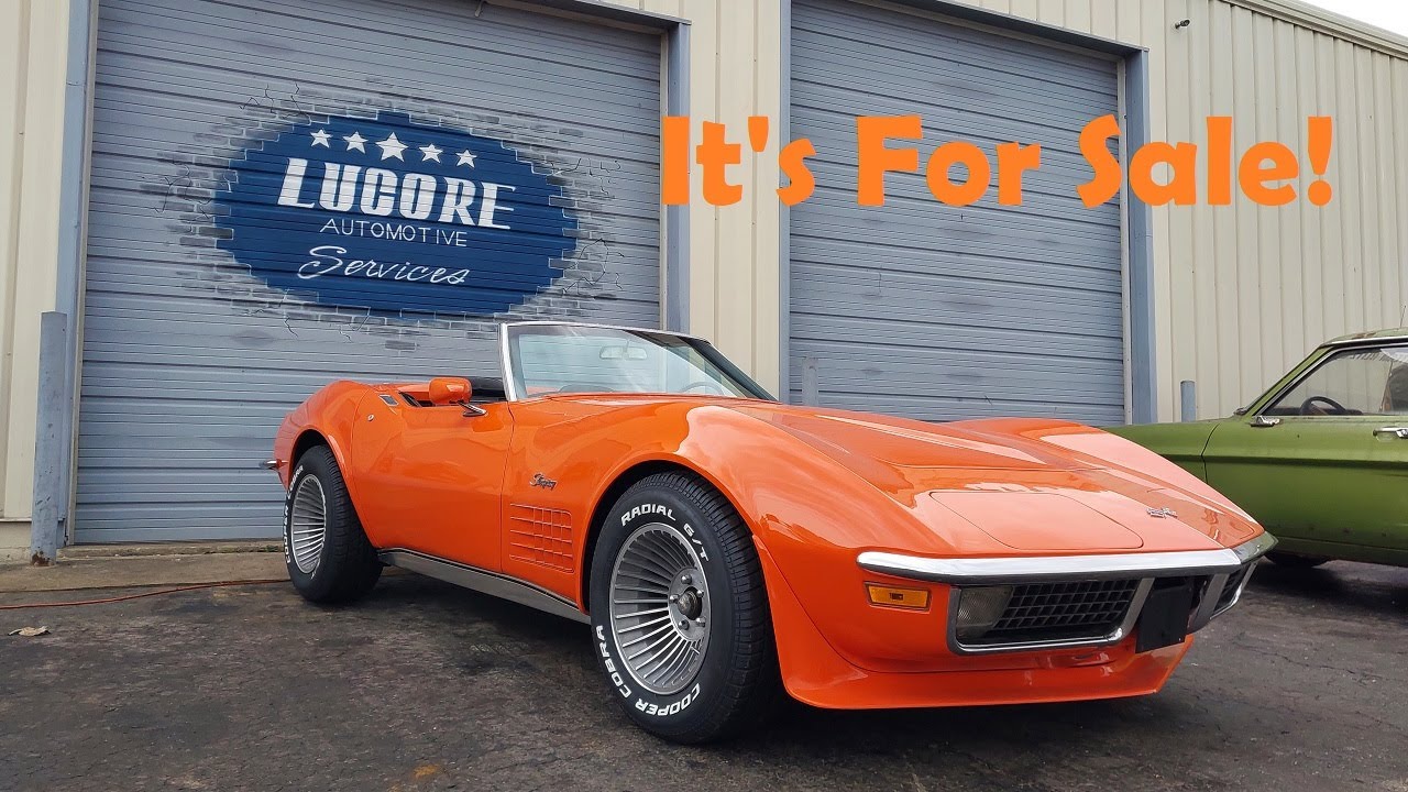 1970 C3 Corvette For Sale! High Compression 350CI 4 Speed Manual Convertible Corvette!