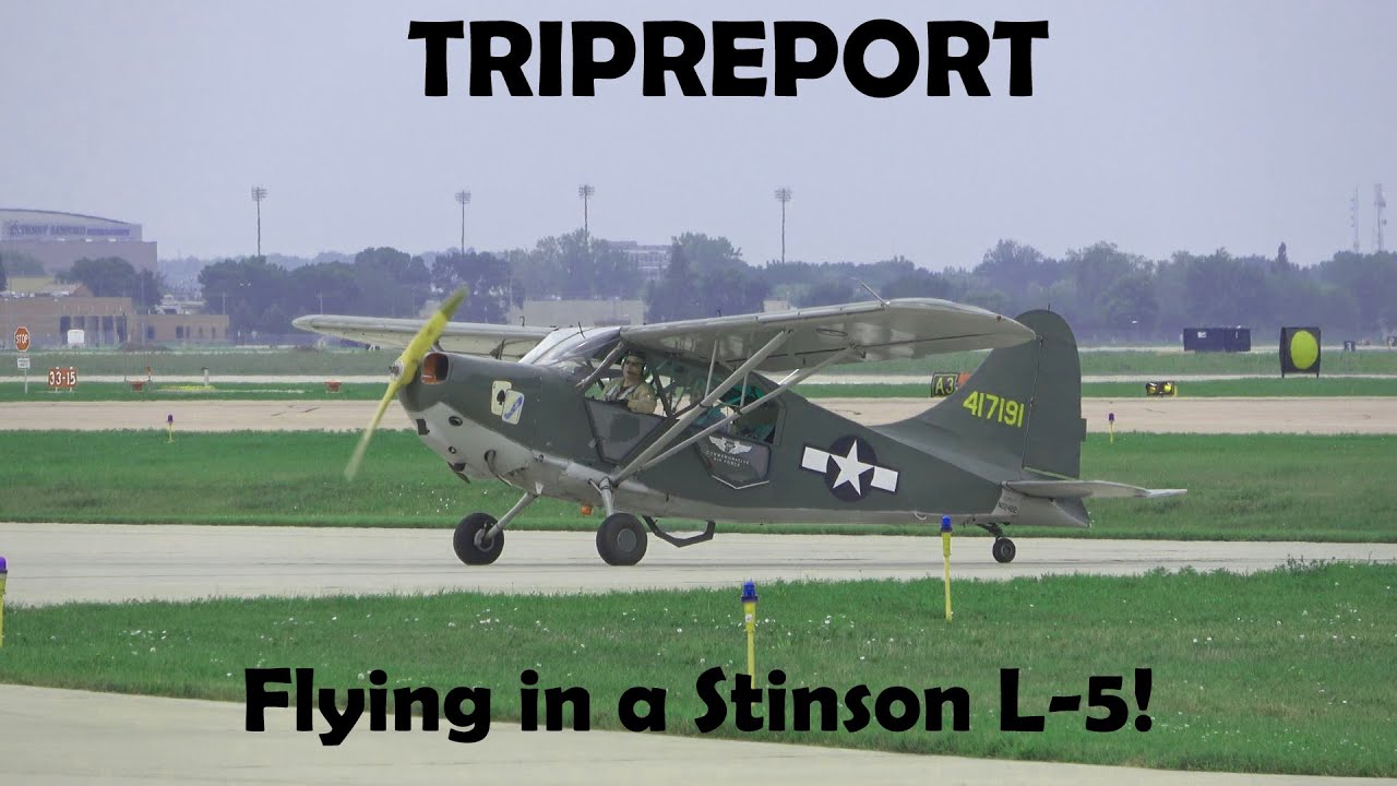 TRIPREPORT | Flying in a Stinson L-5! (FSD-FSD)