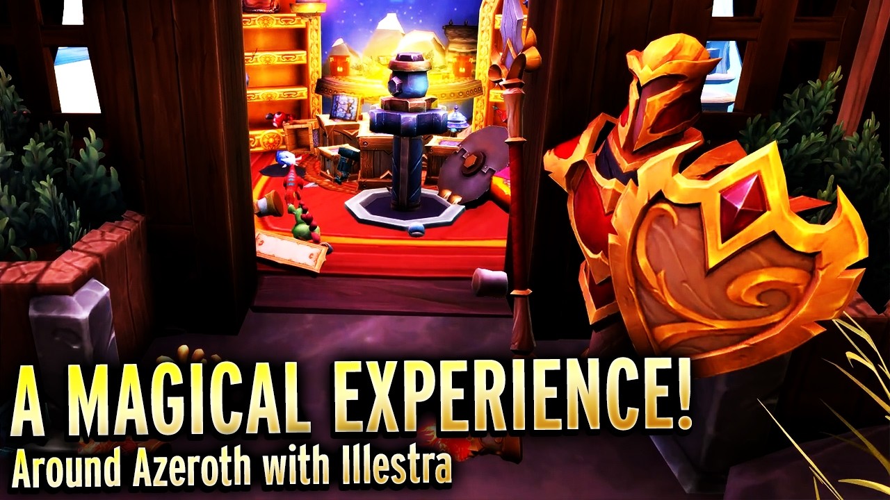 Magical Fun In This Amazing Build! Around Azeroth with Illestra WoW Housing Tour