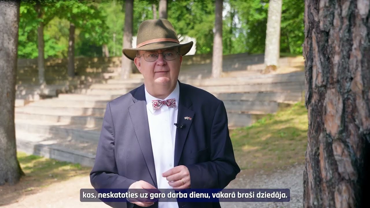 Paul Brummell, British Ambassador to Latvia, visits Dikļi ahead of the Song and Dance Festival 2023