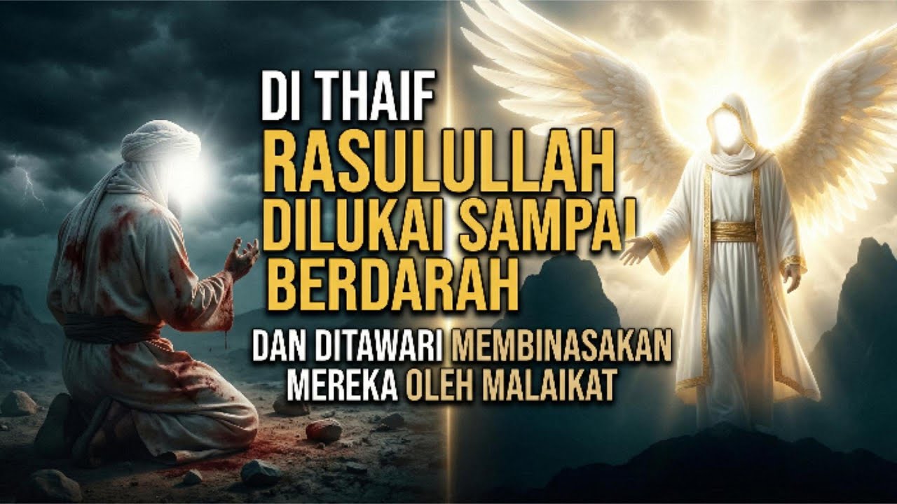 Peristiwa Thaif yang Menggetarkan: Luka, Doa, dan Rahmat Rasulullah