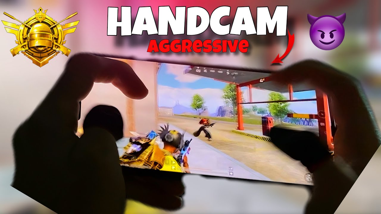 AGGRESSIVE PUBG Mobile Handcam Gameplay 🔥 | 4 Finger Claw + Gyroscope!
