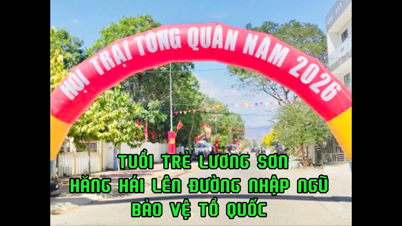 Tuổi trẻ Lương Sơn hăng hái lên đường nhập ngũ bảo vệ Tổ quốc 