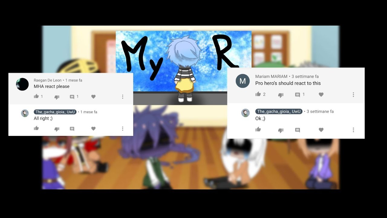 Mha/bnha e Pro Heroes React to {MY R (of shigaraki)}