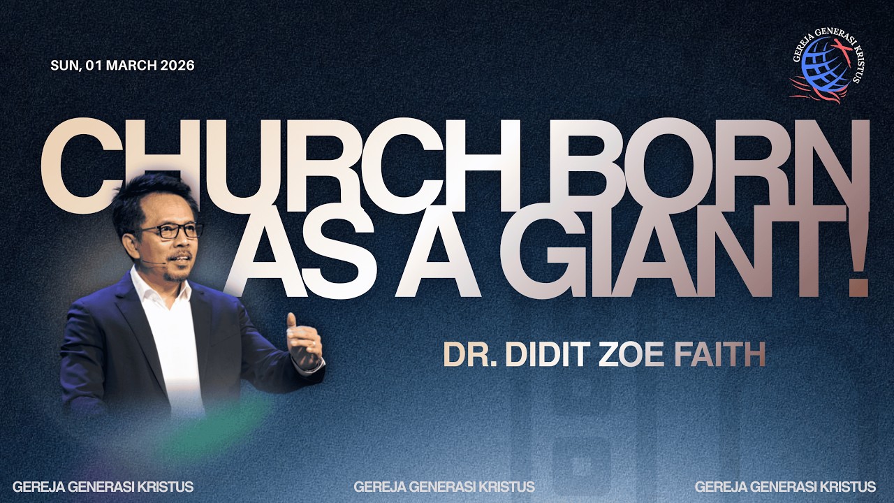 CHURCH BORN AS A GIANT | DR. DIDIT ZOE FAITH | 01-03-2026 | GGK-THE DANS (CHURCH)
