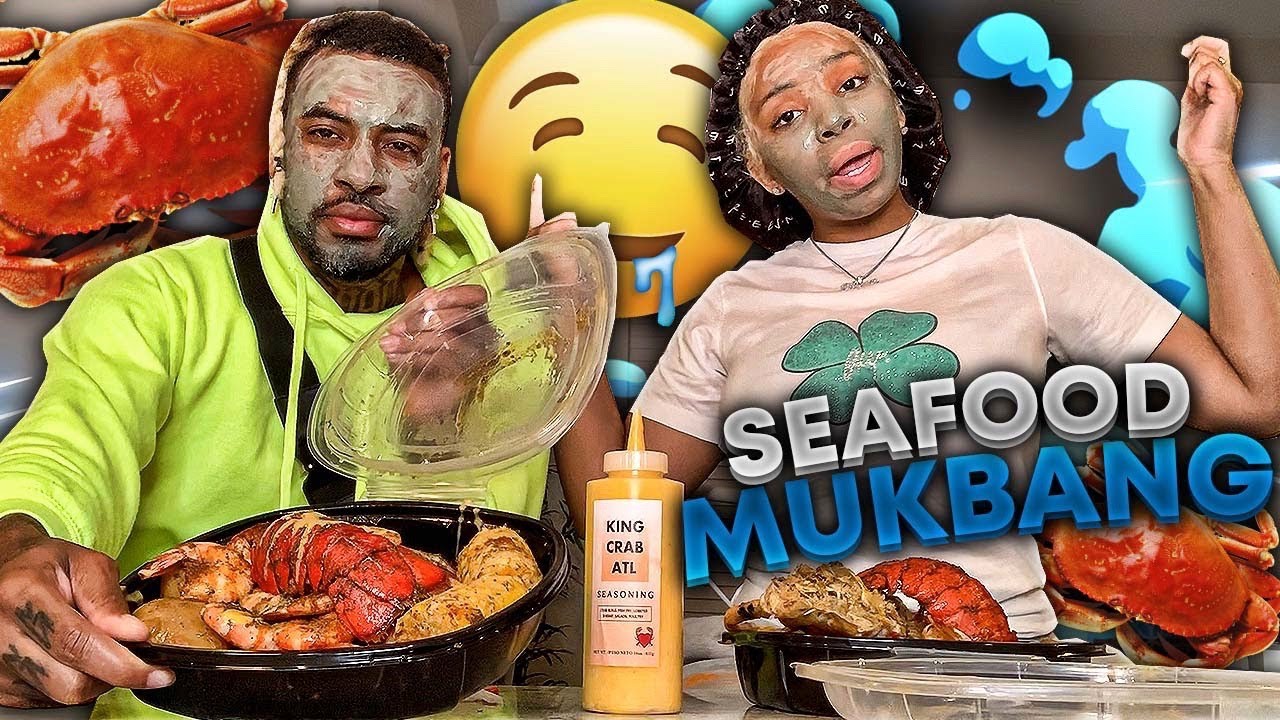 KING JUMBO CRAB ATL MUKBANG / SKIN CARE ROUTINE