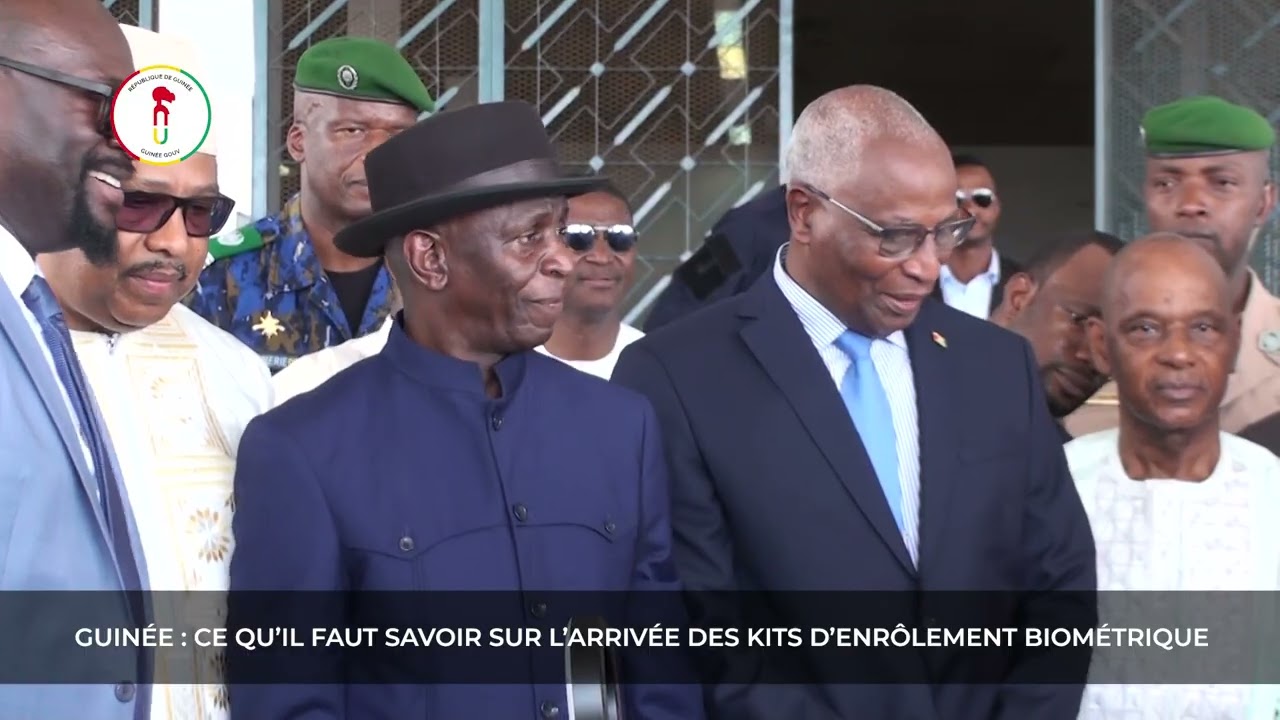Guinée  : Ce qu’il faut savoir sur l’arrivée de kits de recensement biométrique