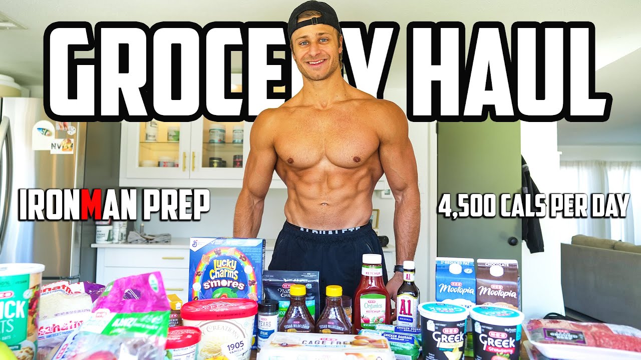 IRONMAN GROCERY HAUL | What I'm Eating to Fuel Training and Maintain Muscle